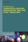 Image for Twentieth-Century Metapoetry and the Lyric Tradition : 64