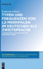 Image for Typen und Frequenzen von L2-Merkmalen im Deutschen als Zweitsprache