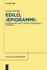 Image for Edilo, ›Epigrammi‹: Introduzione, Testo Critico, Traduzione E Commento