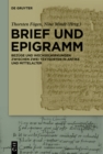 Image for Brief und Epigramm: Bezuge und Wechselwirkungen zwischen zwei Textsorten in Antike und Mittelalter