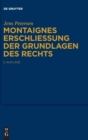 Image for Montaignes Erschließung der Grundlagen des Rechts