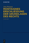 Image for Montaignes Erschliessung der Grundlagen des Rechts