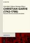 Image for Christian Garve (1742-1798): Philosoph und Philologe der Aufklarung