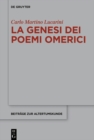 Image for La genesi dei poemi omerici : 376