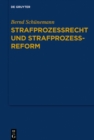 Image for Strafprozessrecht und Strafprozessreform