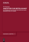 Image for Anstifter Zur Beteiligung? : Die F?rderung Politischer Partizipation Durch Gemeinn?tzige Stiftungen