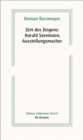 Image for Zeit des Zeigens – Harald Szeemann, Ausstellungsmacher