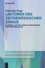 Image for Lektüren Des Zeitgenössischen Zirkus: Ein Modell Zur Text-Kontext-Orientierten Aufführungsanalyse