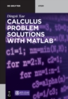 Image for Calculus Problem Solutions with MATLAB®