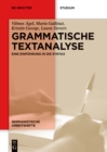 Image for Grammatische Textanalyse : Eine Einfuhrung in die Syntax