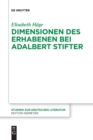 Image for Dimensionen des Erhabenen bei Adalbert Stifter
