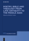 Image for Poetry, Bible and Theology from Late Antiquity to the Middle Ages