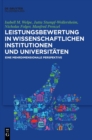 Image for Leistungsbewertung in Wissenschaftlichen Institutionen Und Universit?ten