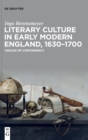 Image for Literary culture in early modern England, 1630-1700  : angles of contingency