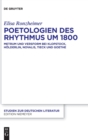 Image for Poetologien des Rhythmus um 1800