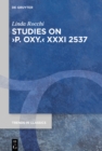 Image for Studies on  P. Oxy.  XXXI 2537