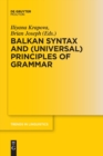 Image for Balkan Syntax and (Universal) Principles of Grammar