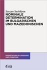 Image for Nominale Determination Im Bulgarischen Und Mazedonischen