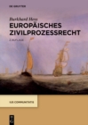 Image for Europaisches Zivilprozessrecht