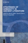Image for Strategies of Ambiguity in Ancient Literature : 114