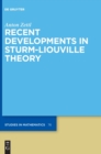 Image for Recent developments in Sturm-Liouville theory