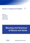 Image for Meaning and Grammar of Nouns and Verbs