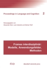 Image for Frames interdisziplinar: Modelle, Anwendungsfelder, Methoden