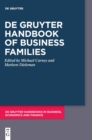 Image for De Gruyter Handbook of Business Families