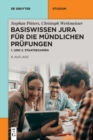 Image for Basiswissen Jura Fur Die Mundlichen Prufungen : 1. Und 2. Staatsexamen