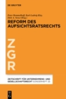 Image for Reform des Aufsichtsratsrechts