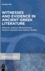 Image for Witnesses and evidence in ancient Greek literature