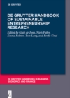 Image for De Gruyter Handbook of Sustainable Entrepreneurship Research