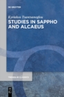 Image for Studies in Sappho and Alcaeus
