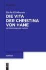 Image for Die Vita der Christina von Hane : Untersuchung und Edition