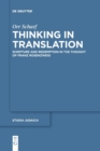 Image for Thinking in Translation : Scripture and Redemption in the Thought of Franz Rosenzweig
