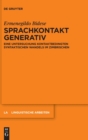 Image for Sprachkontakt generativ