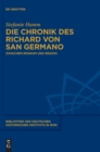 Image for Die Chronik des Richard von San Germano : Zwischen Regnum und Region
