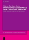 Image for Corporate governance challenges in Pakistan  : perceptions and potential routes forward