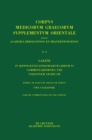 Image for Galeni In Hippocratis Epidemiarum librum VI commentariorum I-VIII versio Arabica