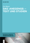 Image for Das ›Anegenge‹ – Text und Studien