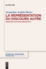 Image for La Representation du Discours Autre