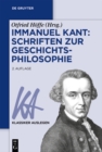 Image for Immanuel Kant: Schriften zur Geschichtsphilosophie