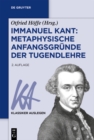 Image for Immanuel Kant: Metaphysische Anfangsgrunde der Tugendlehre