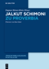 Image for Jalkut Schimoni zu Proverbia