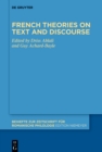 Image for French theories on text and discourse