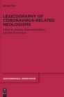 Image for Lexicography of Coronavirus-related Neologisms