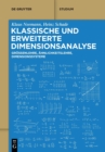 Image for Klassische und erweiterte Dimensionsanalyse