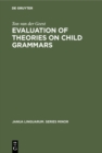 Image for Evaluation of Theories on Child Grammars