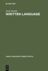 Image for Written Language: General Problems and Problems of English