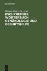 Image for Pschyrembel Worterbuch Gynakologie und Geburtshilfe